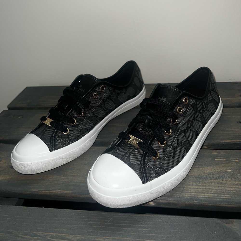Black Coach Sneaker Size 8.5